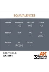 AK Interactive 3RD GEN ACRYLIC GREY-BLUE 17ML