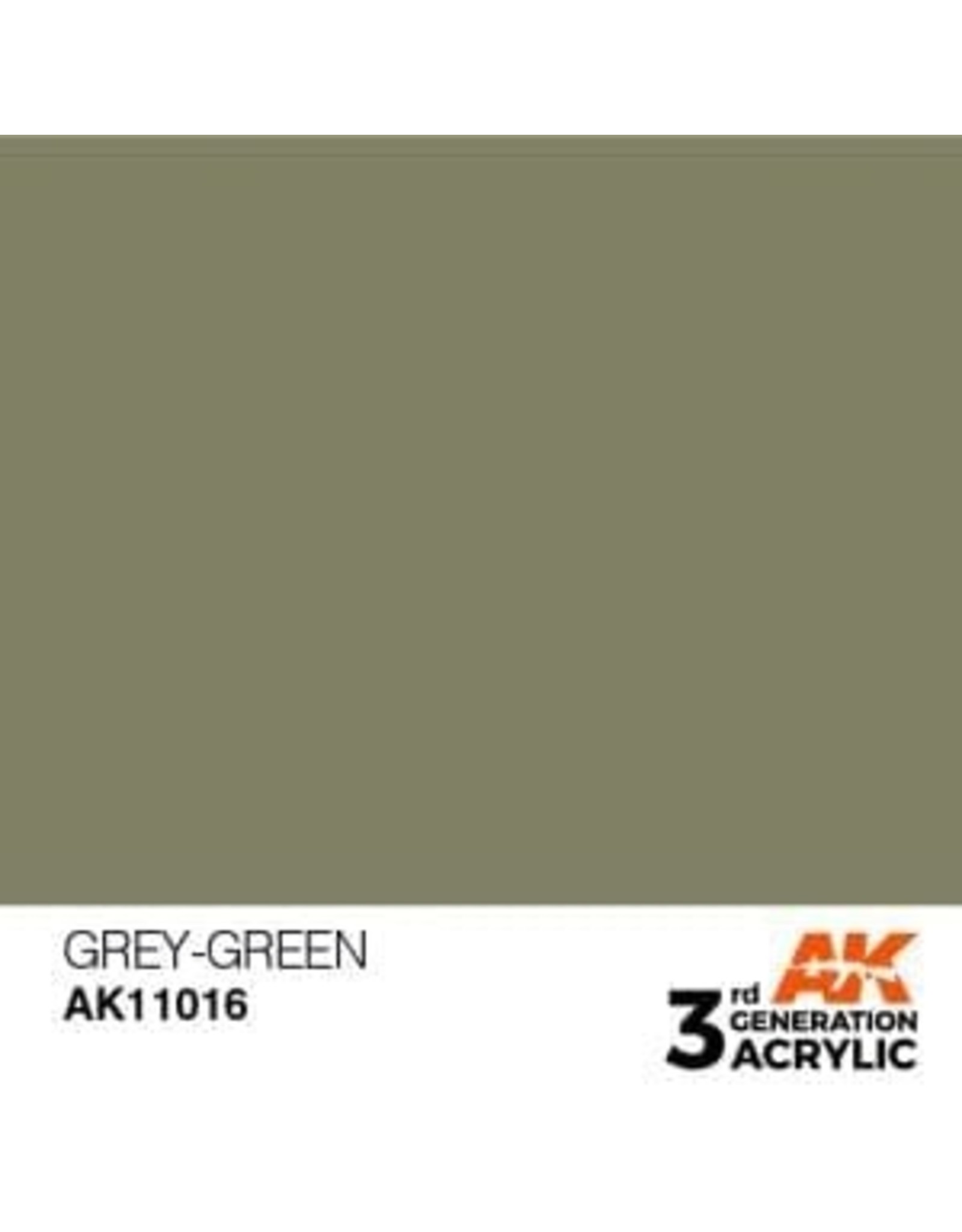 AK Interactive 3RD GEN ACRYLIC GREY GREEN 17ML