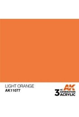 AK Interactive 3RD GEN ACRYLIC LIGHT ORANGE 17ML
