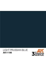 AK Interactive 3RD GEN ACRYLIC LIGHT PRUSSIAN BLUE 17ML