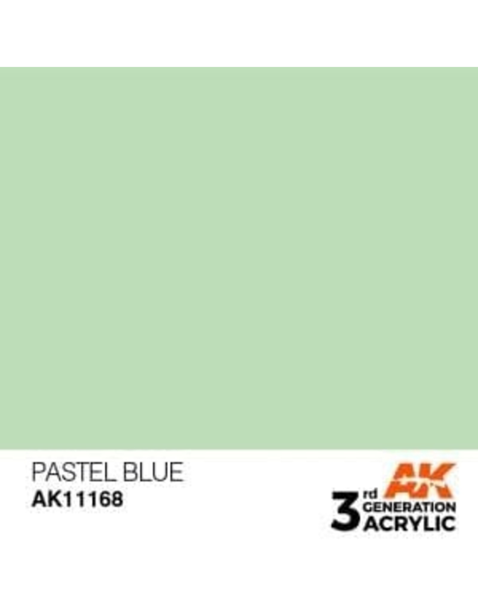 AK Interactive 3RD GEN ACRYLIC PASTEL BLUE 17ML