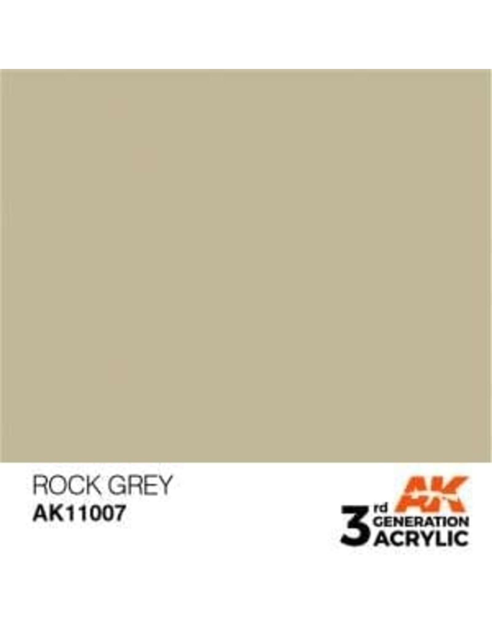 AK Interactive 3RD GEN ACRYLIC ROCK GREY 17ML