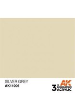 AK Interactive 3RD GEN ACRYLIC SILVER GREY 17ML