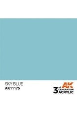 AK Interactive 3RD GEN ACRYLIC SKY BLUE 17ML
