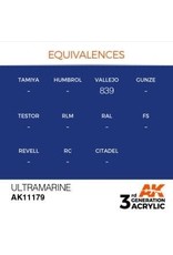 AK Interactive 3RD GEN ACRYLIC ULTRAMARINE 17ML