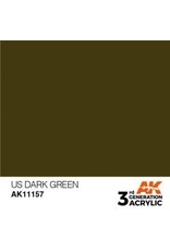 AK Interactive 3RD GEN ACRYLIC US DARK GREEN 17ML