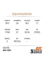 AK Interactive 3RD GEN ACRYLIC WHITE 17ML