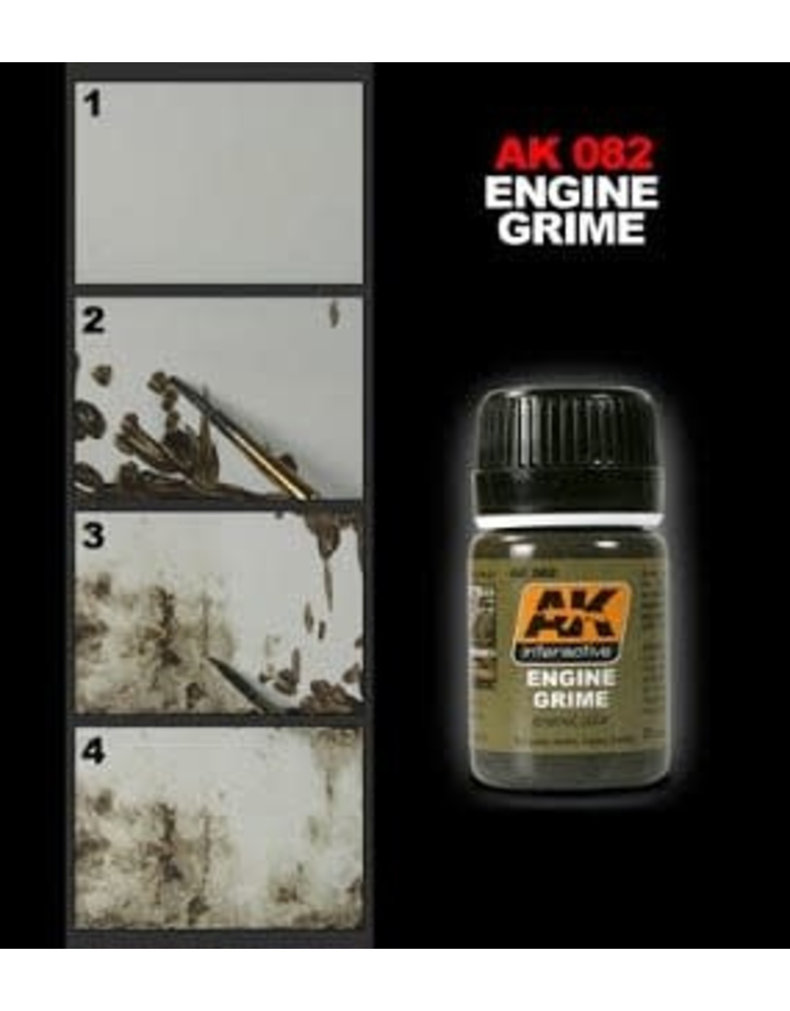 AK Interactive AK INTERACTIVE ENAMEL ENGINE GRIME