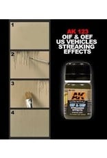 AK Interactive AK INTERACTIVE ENAMEL STREAKING EFFECTS FOR OIF & OEF - US VEHICLES