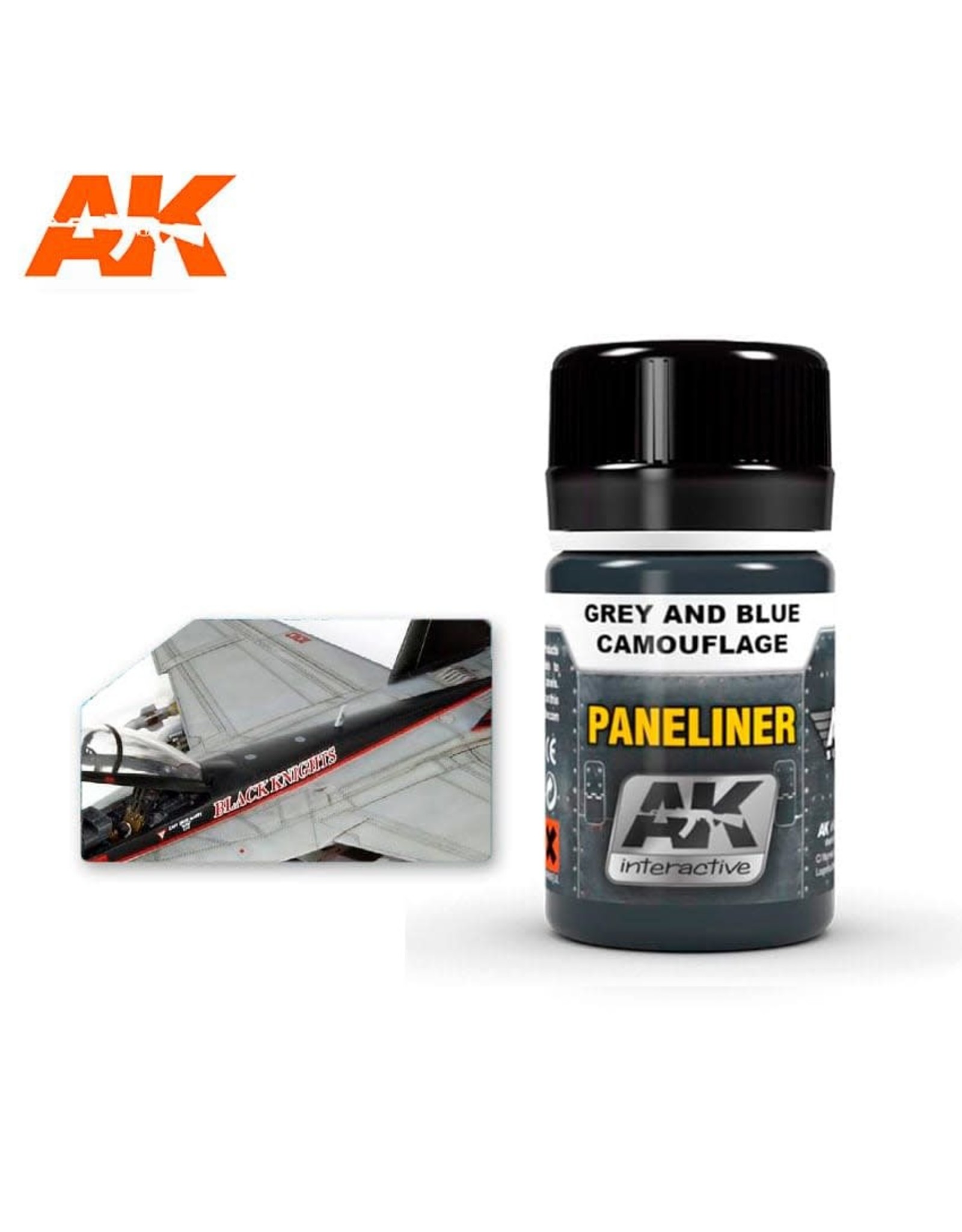 AK Interactive AK INTERACTIVE PANELINER FOR GREY AND BLUE CAMOUFLAGE 35ML