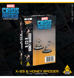 ATOMIC MASS GAMES MARVEL CRISIS PROTOCOL: X-23 & HONEY BADGER CHARACTER PACK