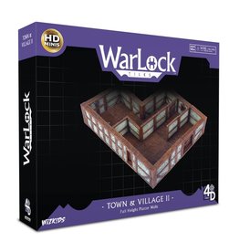 Wizkids WARLOCK TILES TOWN & VILLAGE 2: FULL HEIGHT PLASTER WALLS