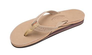 rainbow brown sandals