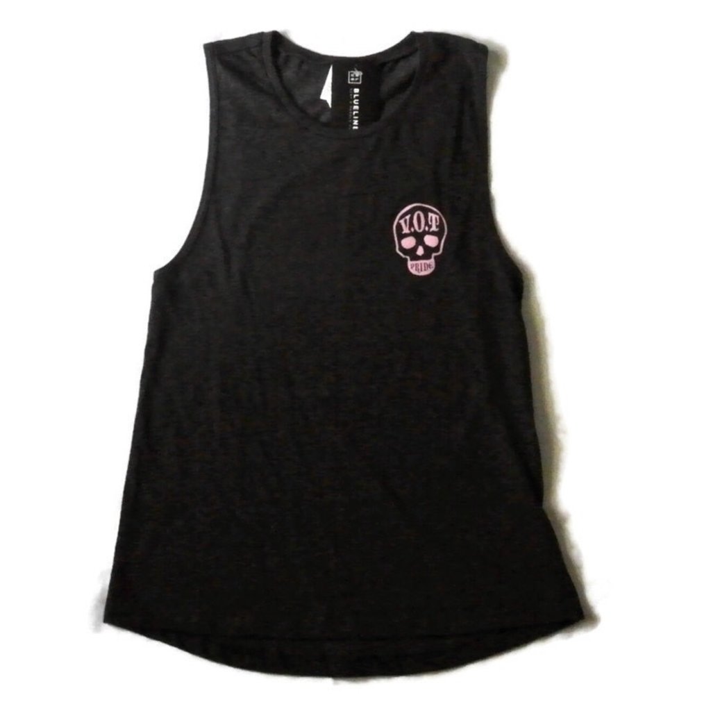 V.O.T. Pride Tank Womens CHARCOAL\LIGHT PINK