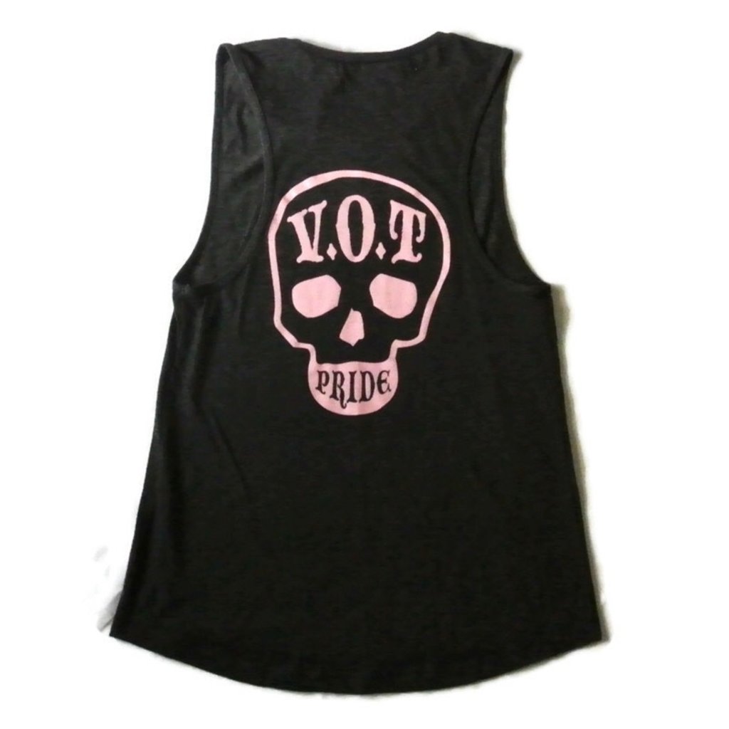 V.O.T. Pride Tank Womens CHARCOAL\LIGHT PINK