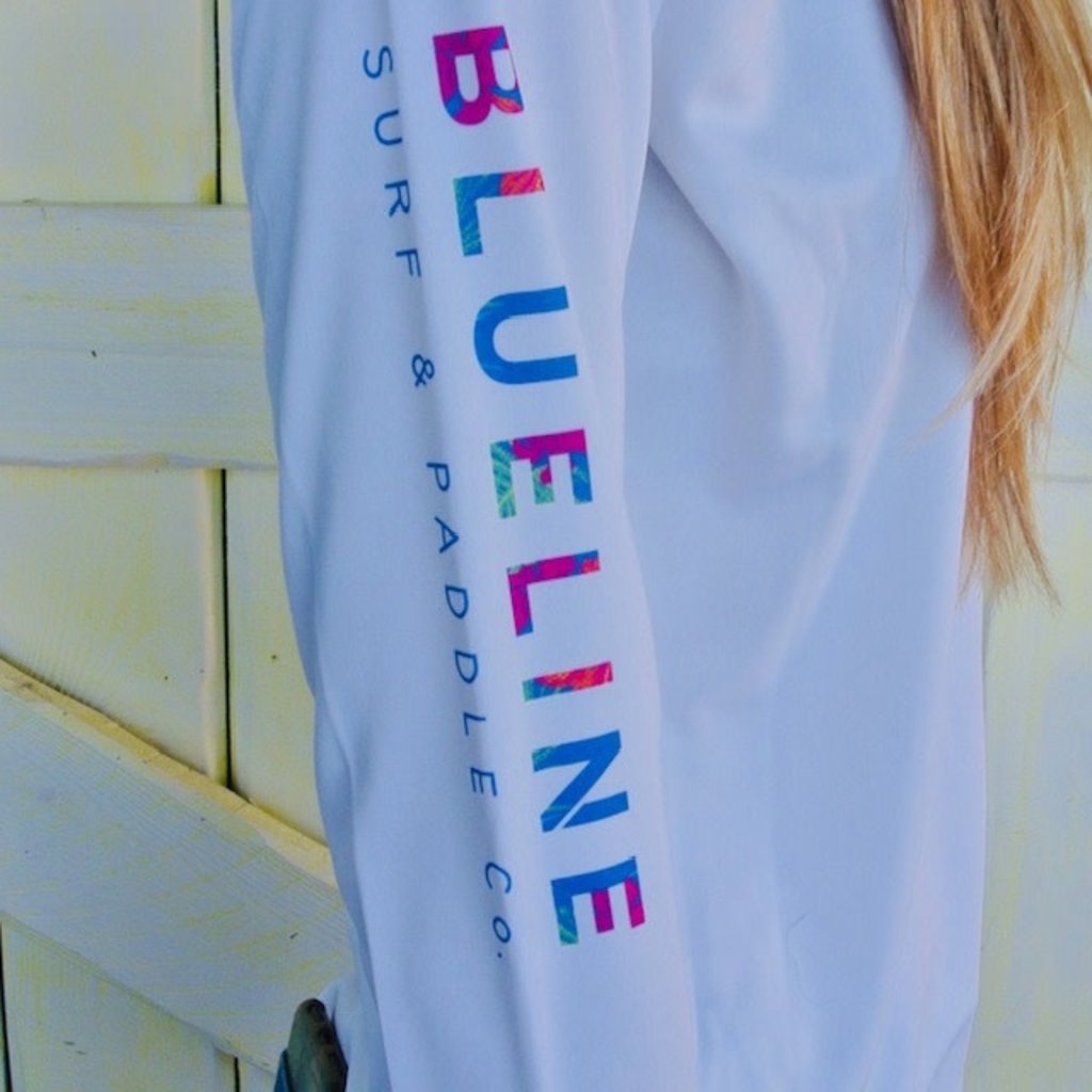 Blueline Surf + Paddle Co. W. Original UV LS White\Floral