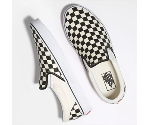 vans checkered mule