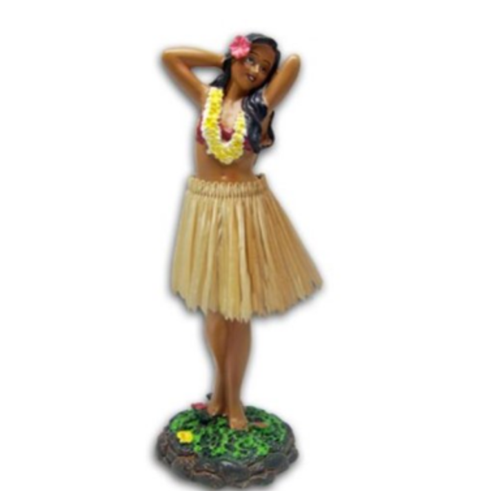 hawaiian dashboard hula boy doll