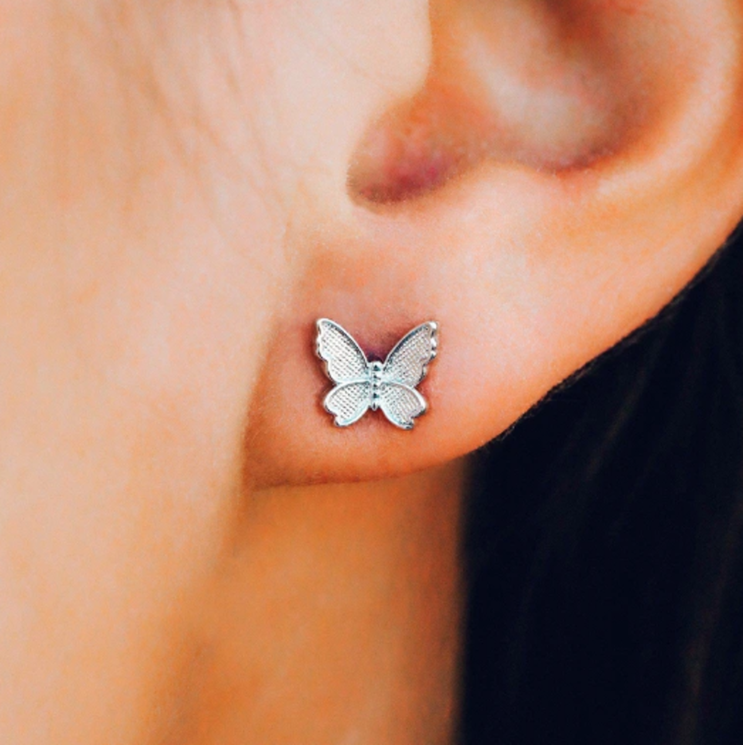 Silver Butterfly Earring – SilverStore.in