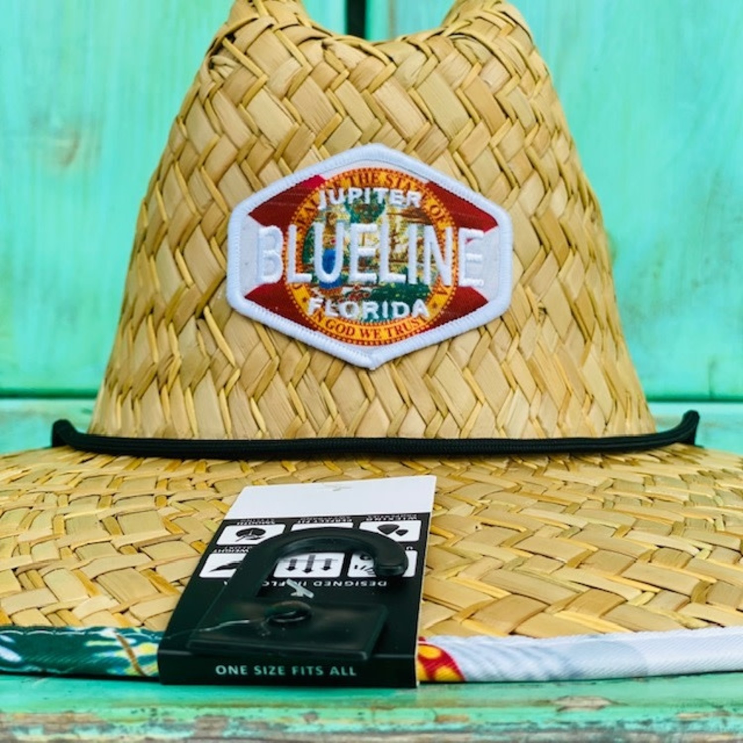 SL6 Blueline Straw Hat Stateside Map 