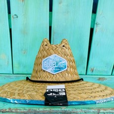 Blueline Surf + Paddle Co. SL6 Blueline Straw Hat Current Blue Waves