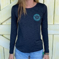 Blueline Surf + Paddle Co. OT Ladies Original UV LS Charcoal/Jade