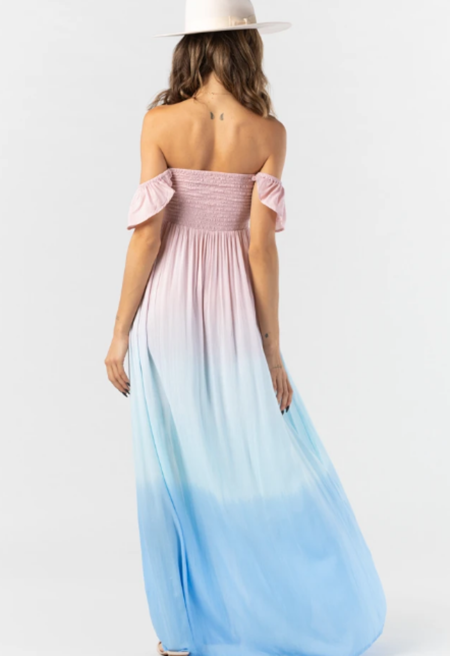 ombre maxi dress