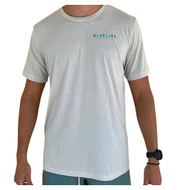 Blueline Surf + Paddle Co. Est. 2010 Tee Cement TriBlend Light Green