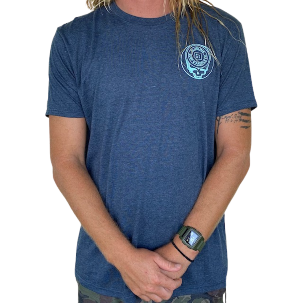 Blueline Surf + Paddle Co. The Grateful Dead Heather Navy Light Blue