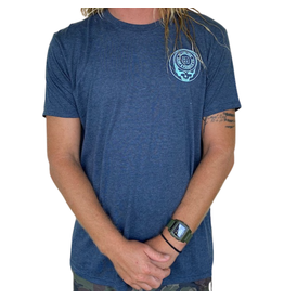 Blueline Surf + Paddle Co. The Grateful Dead Heather Navy Light Blue