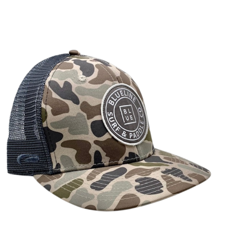 Blueline Surf + Paddle Co. OG Duck Camo UV / Gray / Black Patch HC SC  1779_005