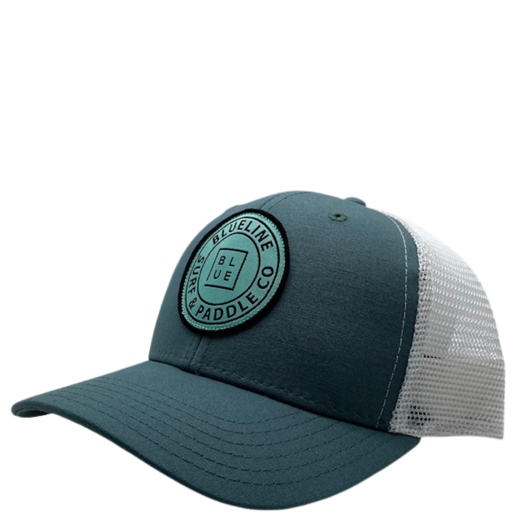 Blueline Surf + Paddle Co. OG Mineral Blue/White Seafoam Patch MC SC  1804_002