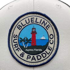 Blueline Surf + Paddle Co. Jupiter Lighthouse White/Black MC SC  2219_001