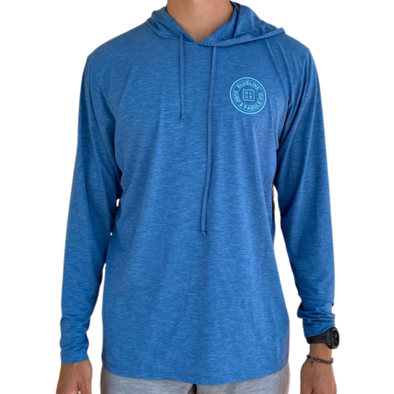 Blueline Surf + Paddle Co. Original Low Pro Tech Hoodie Bahama