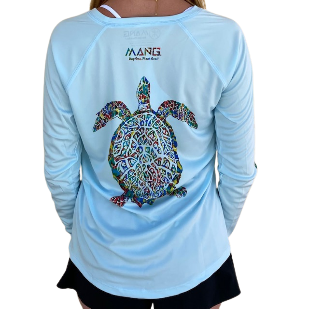 MANG Planting Hope Turtle Women's LS - XL / Seagrass