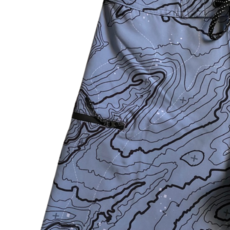 Blueline Surf + Paddle Co. Mens Boardshort Topo Camo Aerial Charcoal