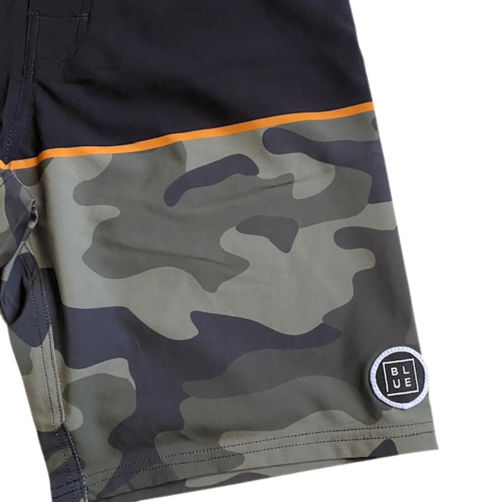 Blueline Surf + Paddle Co. Mens Boardshort Duck Camo Tan