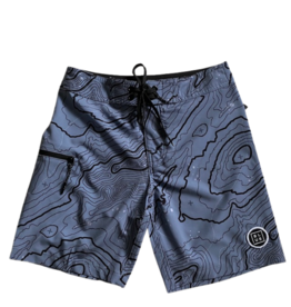 Blueline Surf + Paddle Co. Boys BSH Topo Camo Aerial Charcoal