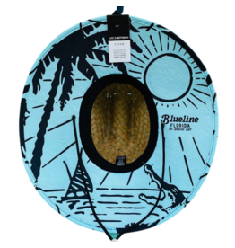 Blueline Surf + Paddle Co. SL6 Blueline Straw Hat Gator Sunshine State Mint