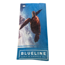 Greg Panas Greg Panas Lg Beach Towel Turtle Blue