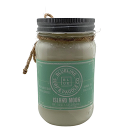 Blueline Surf + Paddle Co. Blueline Mason Jar Candle 16 oz. Island Moon