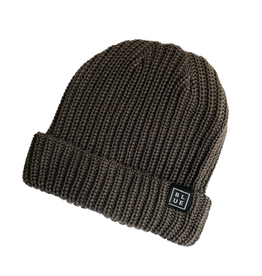 Blueline Surf + Paddle Co. Blue Box Beanie Charcoal with Black Patch