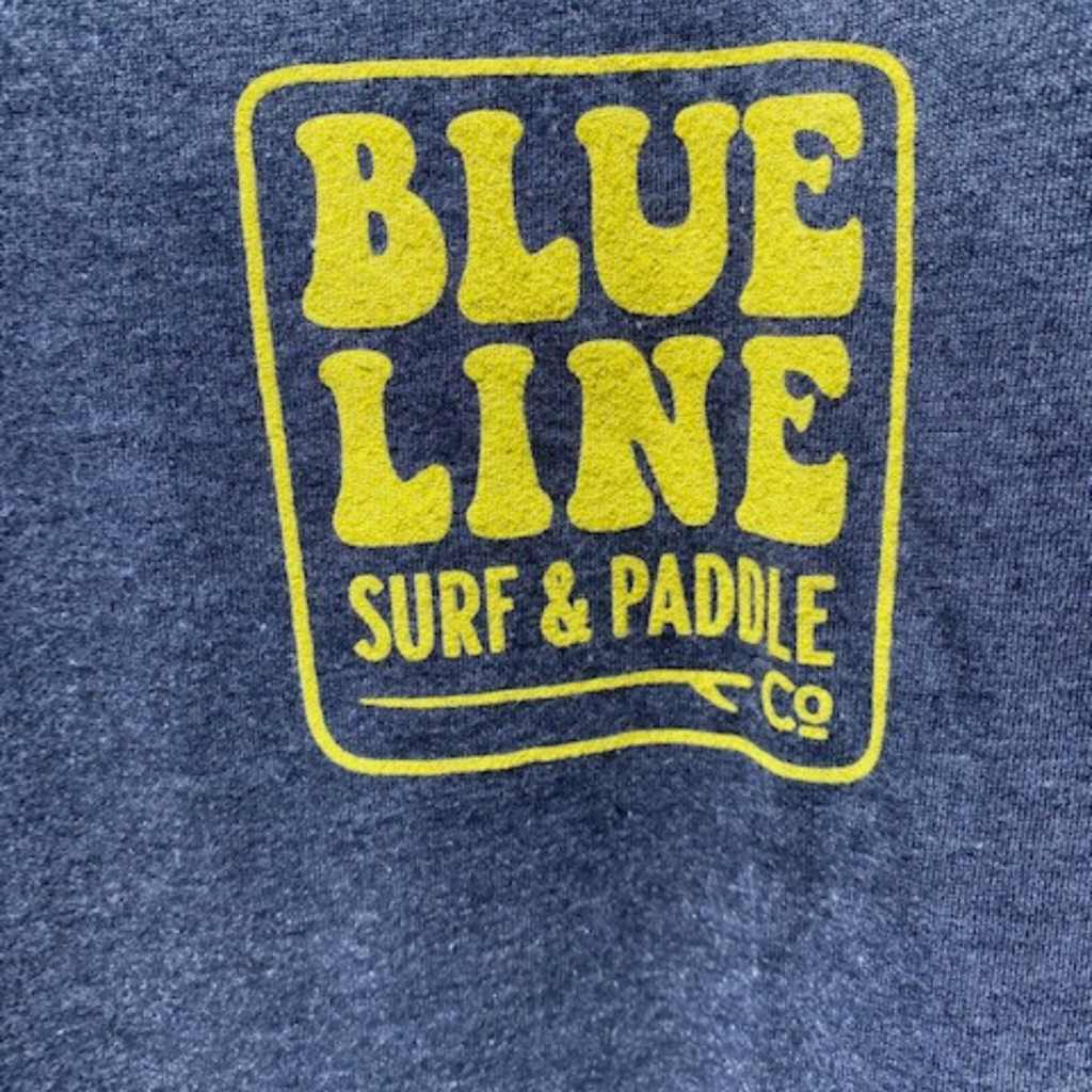 Blueline Surf + Paddle Co. Bubbles Heather Navy / Yellow