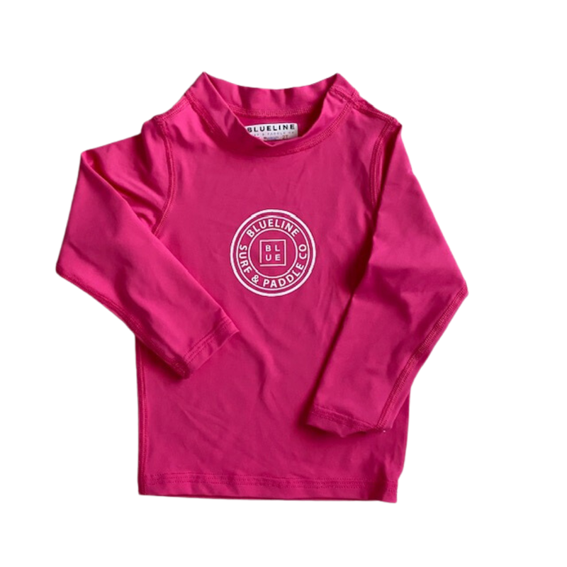 Blueline Surf + Paddle Co. Toddler Original UV LS Shirt Fuchsia