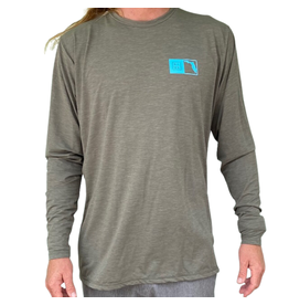 Blueline Surf + Paddle Co. Florida Box UV LS Olive / Light Blue