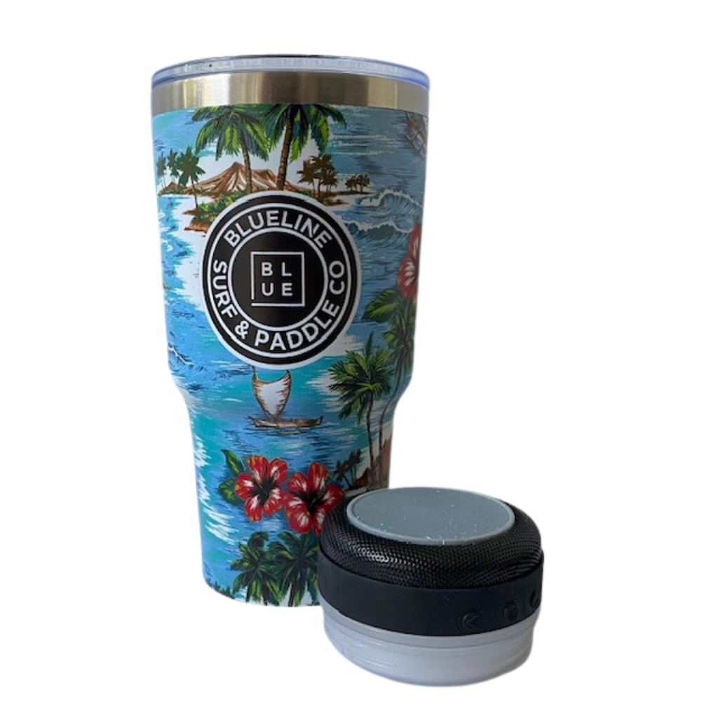 Blueline Surf + Paddle Co. Blueline x Mobe Kandui 24 oz. Tumbler  Island