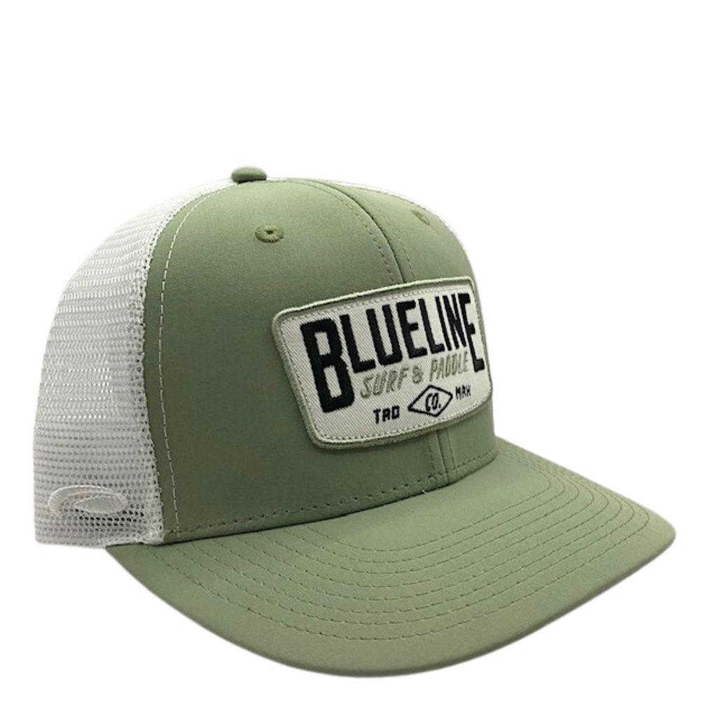 Blueline Surf + Paddle Co. Classic Badge Sage / White  HC SC