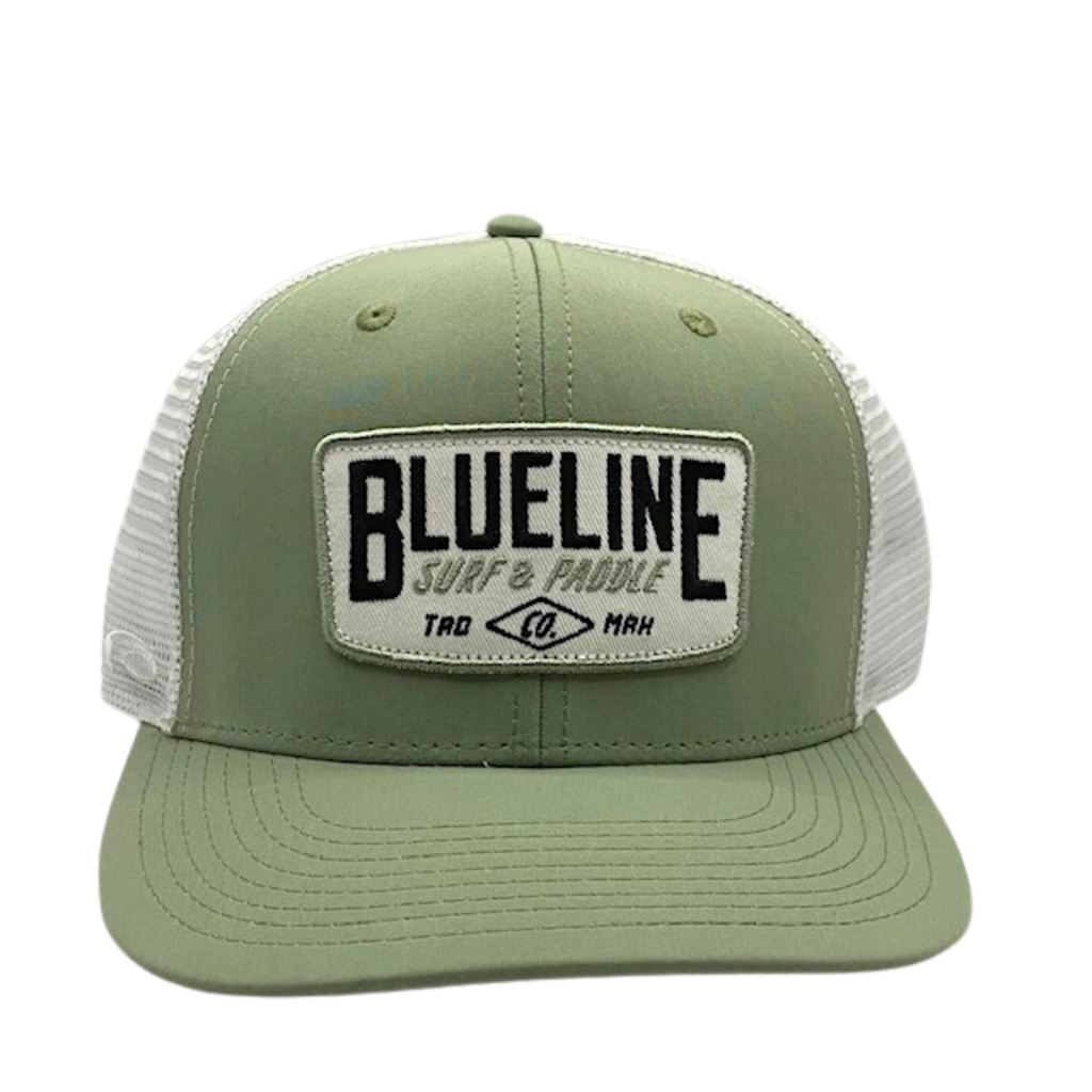 Blueline Surf + Paddle Co. Classic Badge Sage / White  HC SC