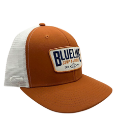 Blueline Surf + Paddle Co. Classic Badge Texas  Orange / White  HC SC