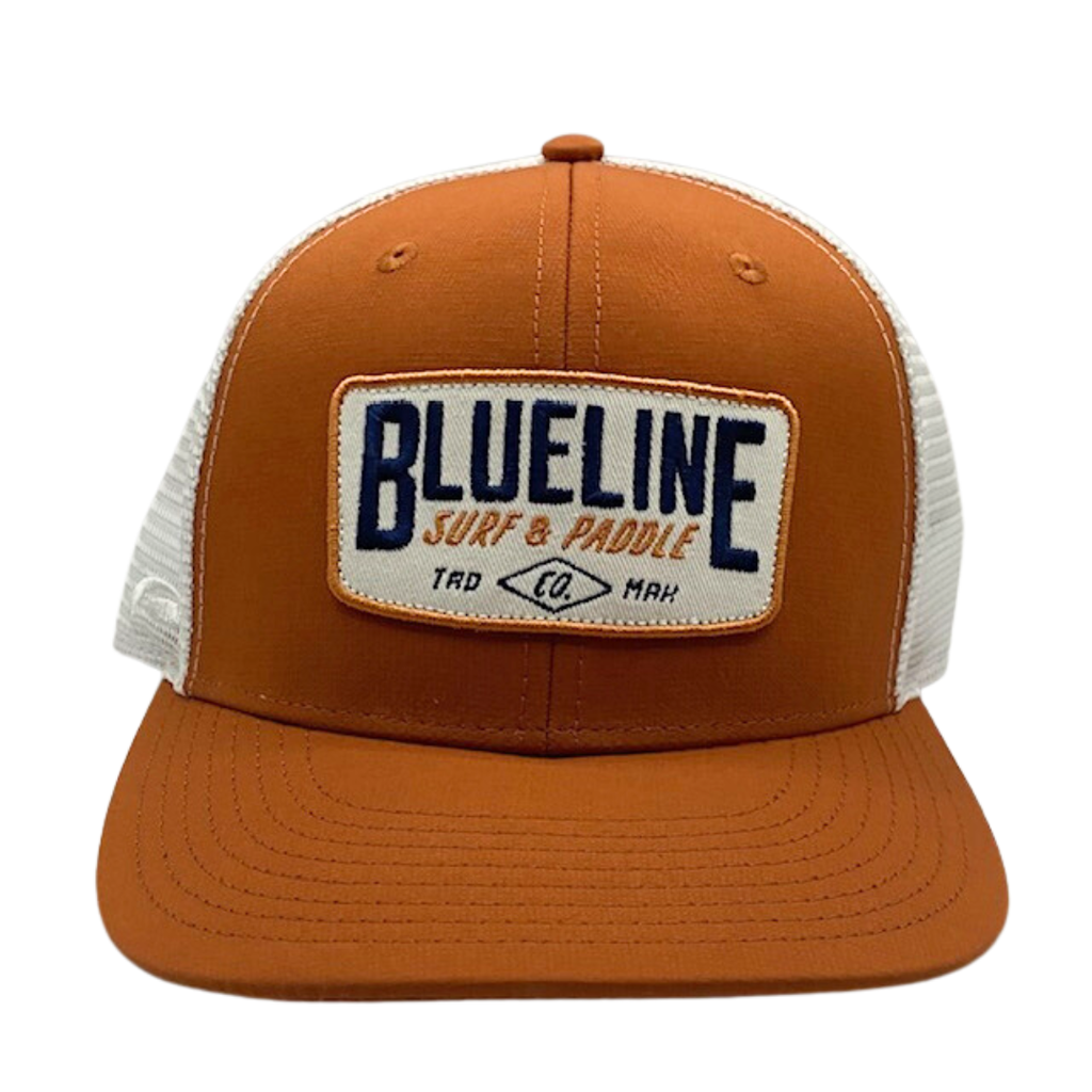 Blueline Surf + Paddle Co. Classic Badge Texas  Orange / White  HC SC